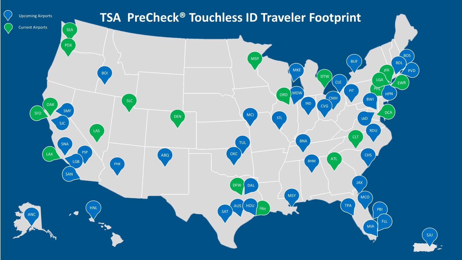 TSA to Add PreCheck Touchless ID to 45 More Airports | Business